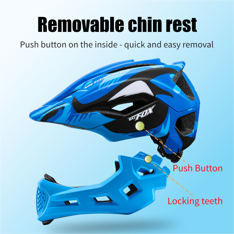 BATFOX Kids Full Face Bike Hel – Sports Equipment Stores recenzja i cena