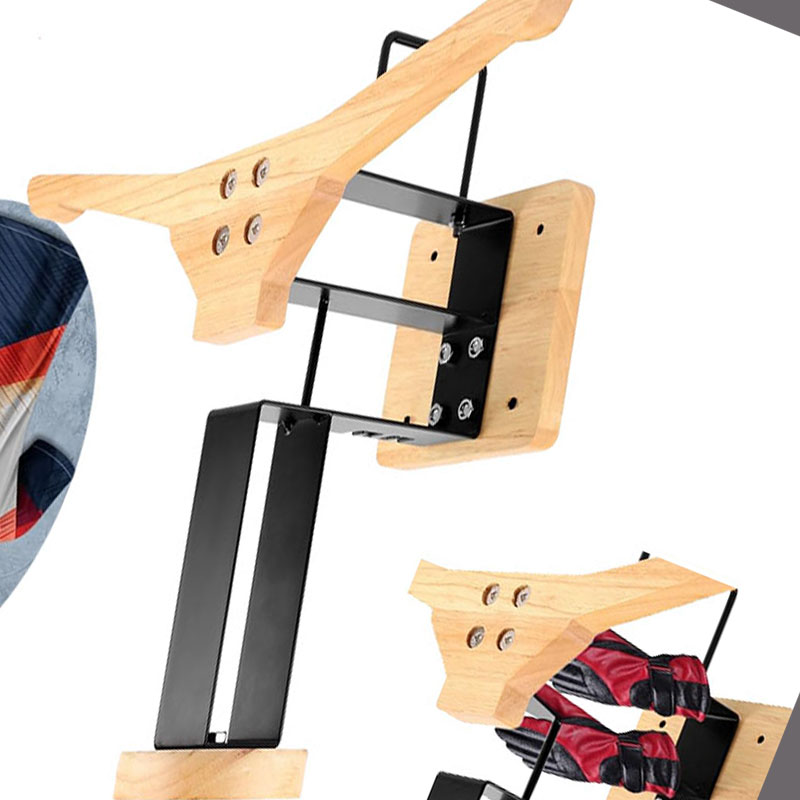 Wood Motorcycle Helmet Holder  – Sports Equipment Organizer recenzja i cena