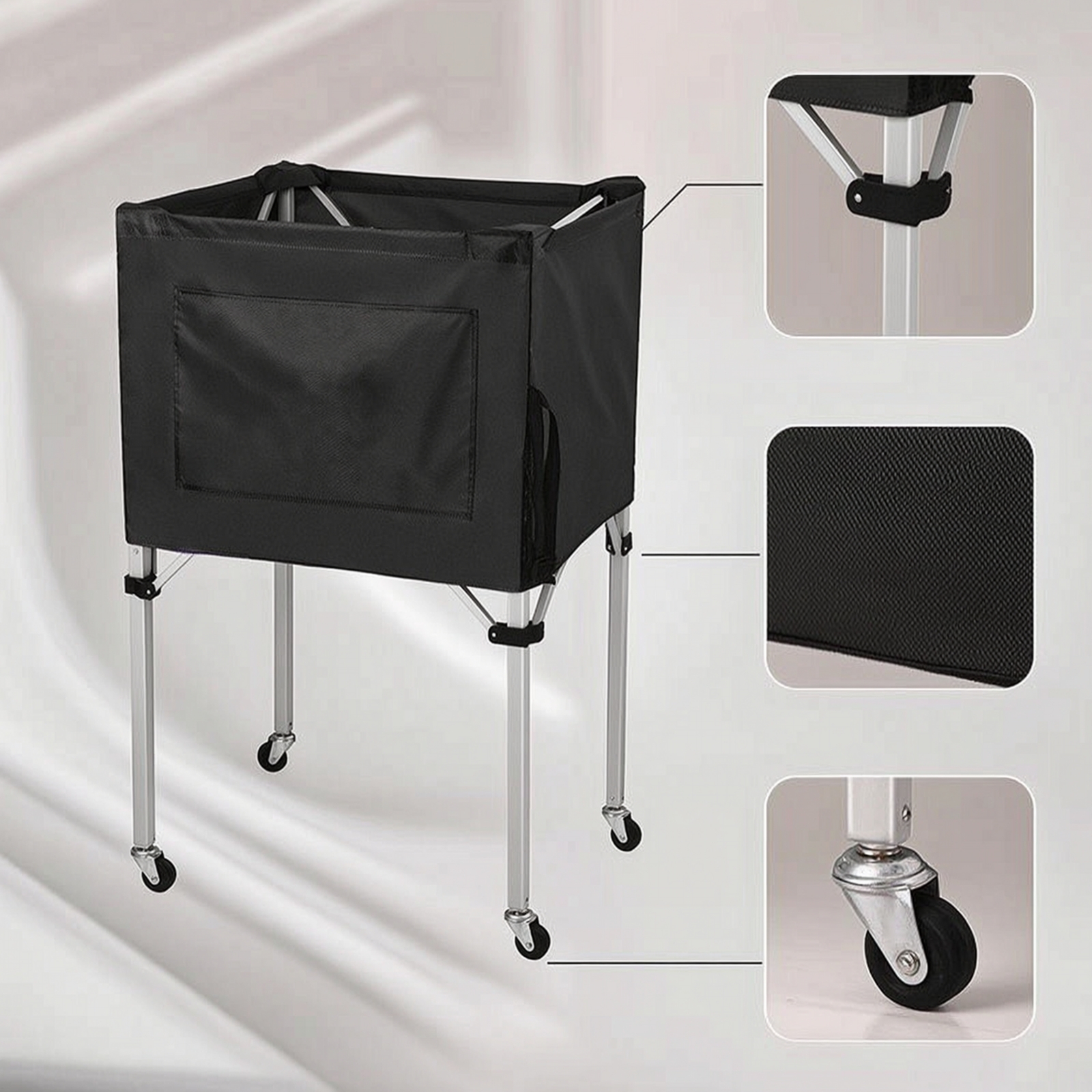 Ball Storage Cart Foldable Fol – Sports Equipment Organizer recenzja i cena