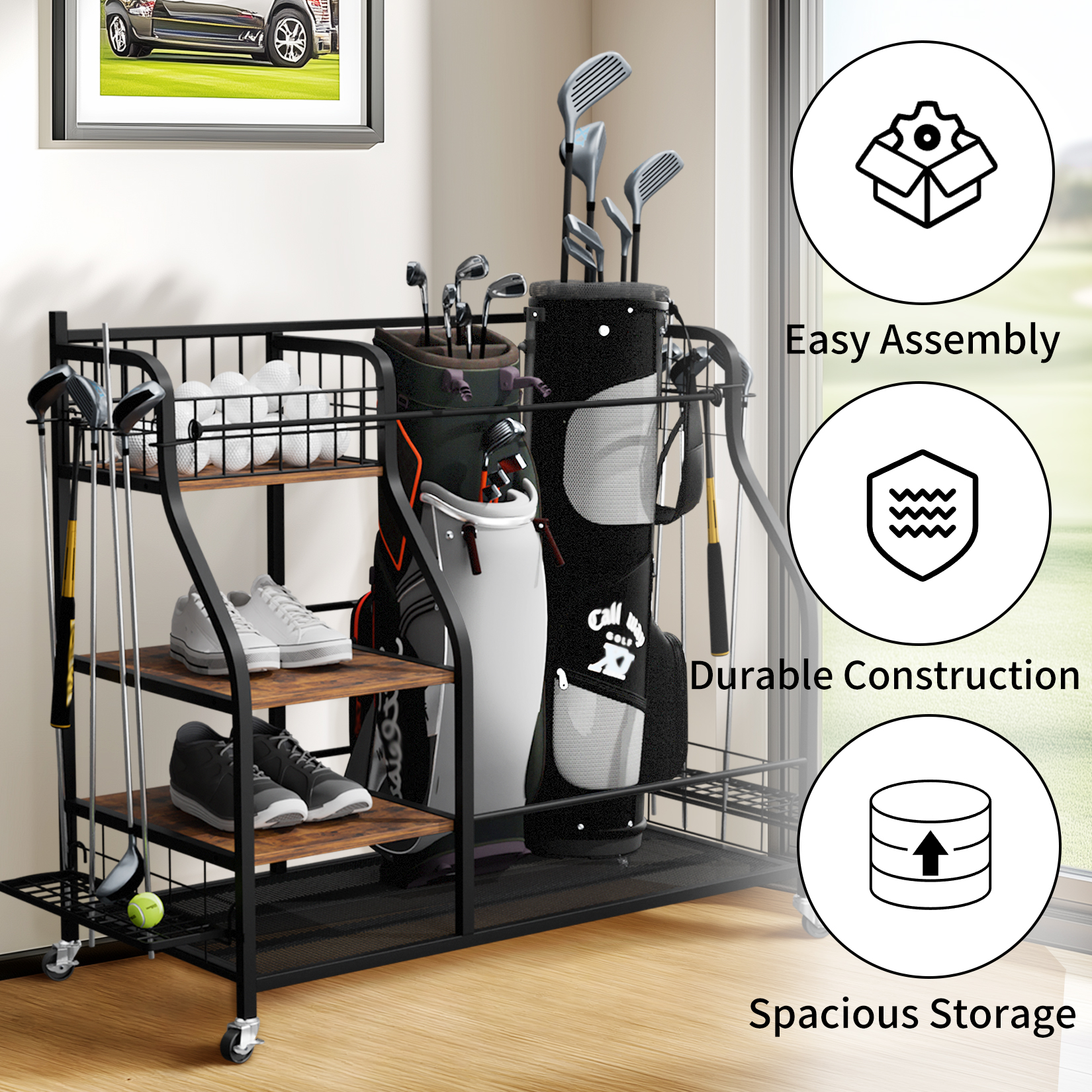 Multifunctional Rolling Golf B – Sports Equipment Organizer recenzja i cena