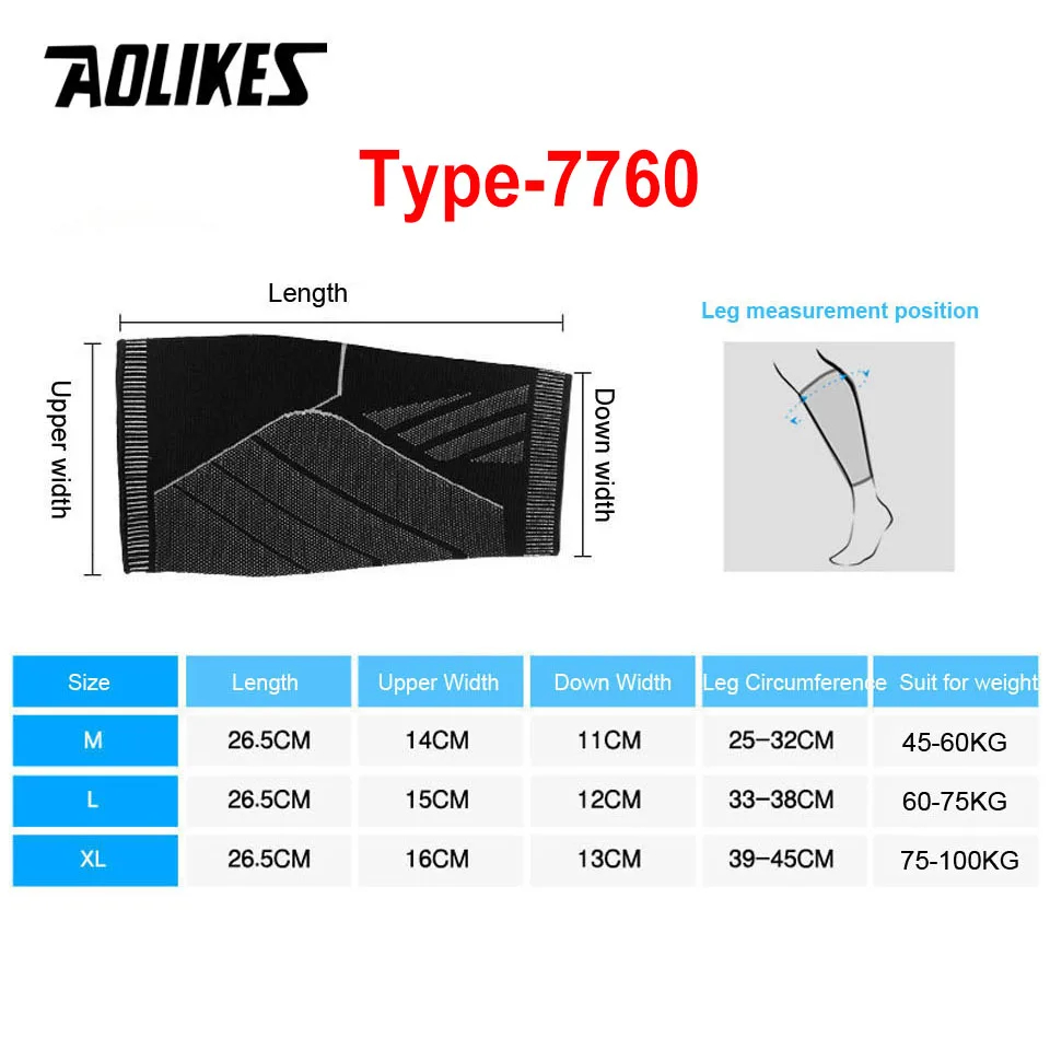 AOLIKES 1PCS Sports Compressio – Volleyball Knee Pad recenzja i cena